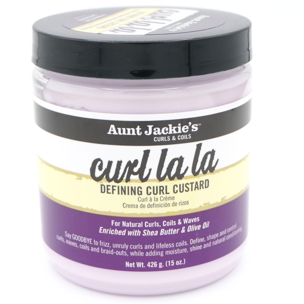 Aunt Jackie's Curl La La Defining Curl Custard w/ Shea Butter 15 oz BB 12/28